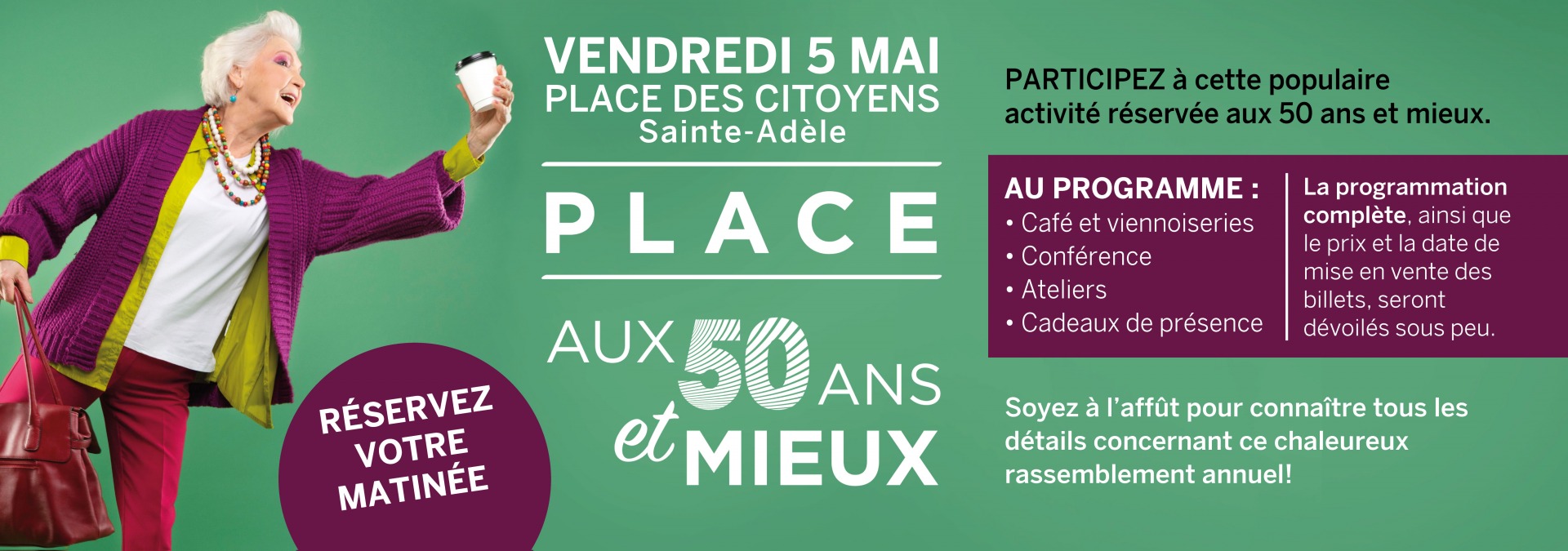 PLACE AUX 50 ANS ET MIEUX