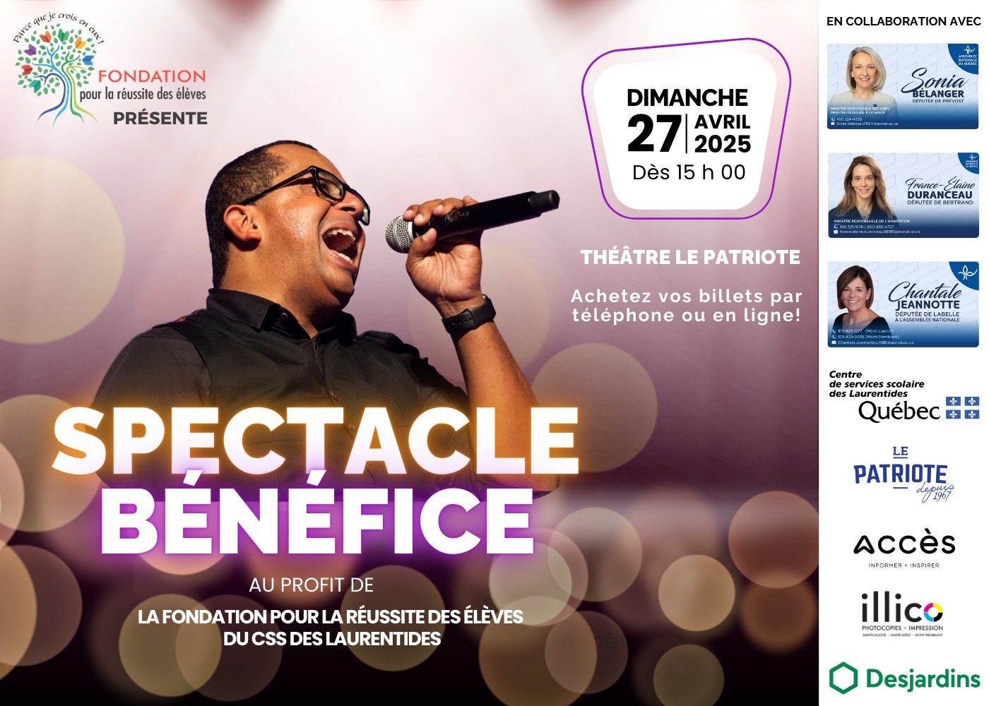 Spectacle-bénéfice « Une voix, dix doigts », avec l’incomparable Gregory Charles