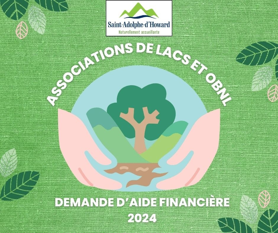 Demande d'aide financière 2024 | Associations de lacs et OBNL