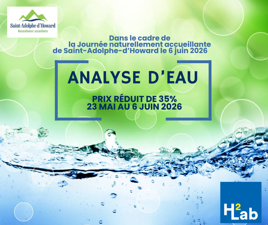 Test d'eau H2Lab - Journée naturellement accueillante