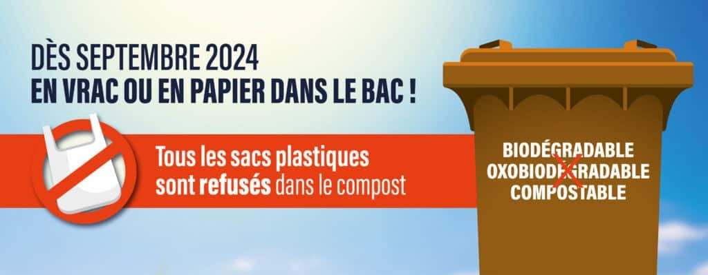 Collecte des matières organiques (bac brun) dès septembre 2024